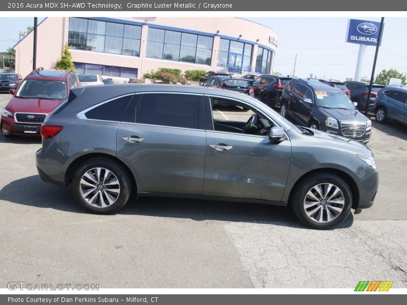 Graphite Luster Metallic / Graystone 2016 Acura MDX SH-AWD Technology