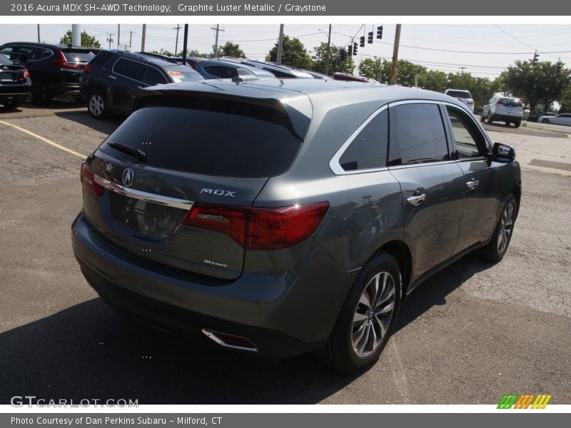 Graphite Luster Metallic / Graystone 2016 Acura MDX SH-AWD Technology