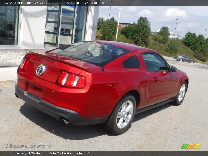 Red Candy Metallic / Charcoal Black 2012 Ford Mustang V6 Coupe