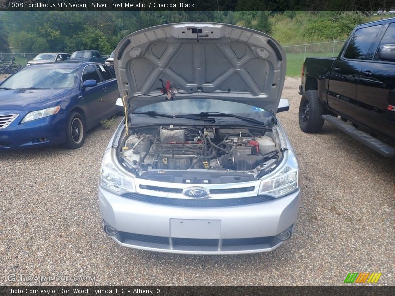 Silver Frost Metallic / Charcoal Black 2008 Ford Focus SES Sedan