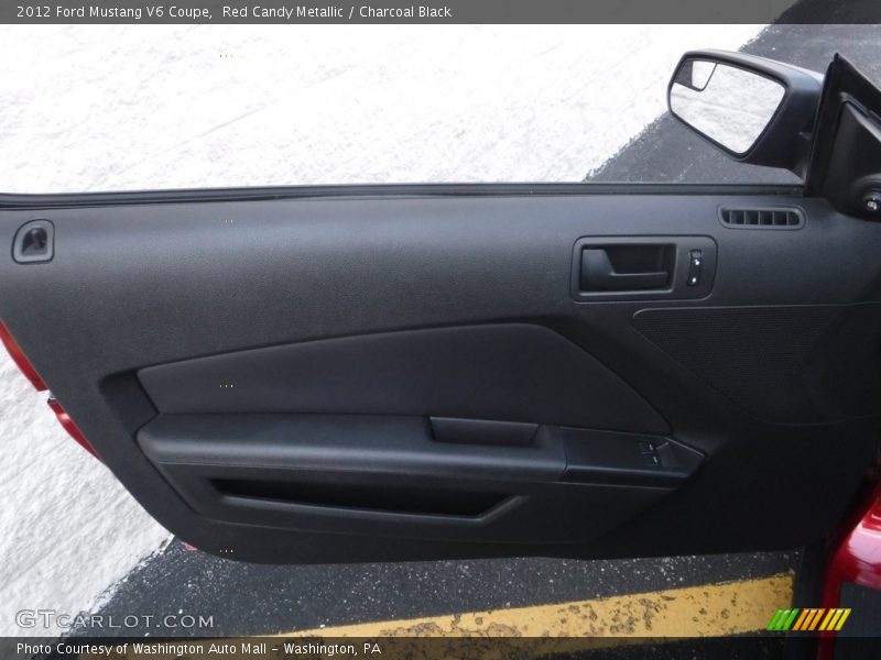 Red Candy Metallic / Charcoal Black 2012 Ford Mustang V6 Coupe