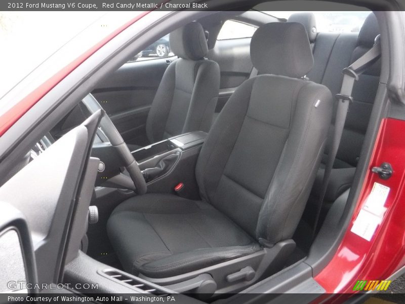 Red Candy Metallic / Charcoal Black 2012 Ford Mustang V6 Coupe