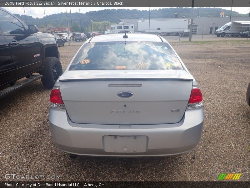 Silver Frost Metallic / Charcoal Black 2008 Ford Focus SES Sedan