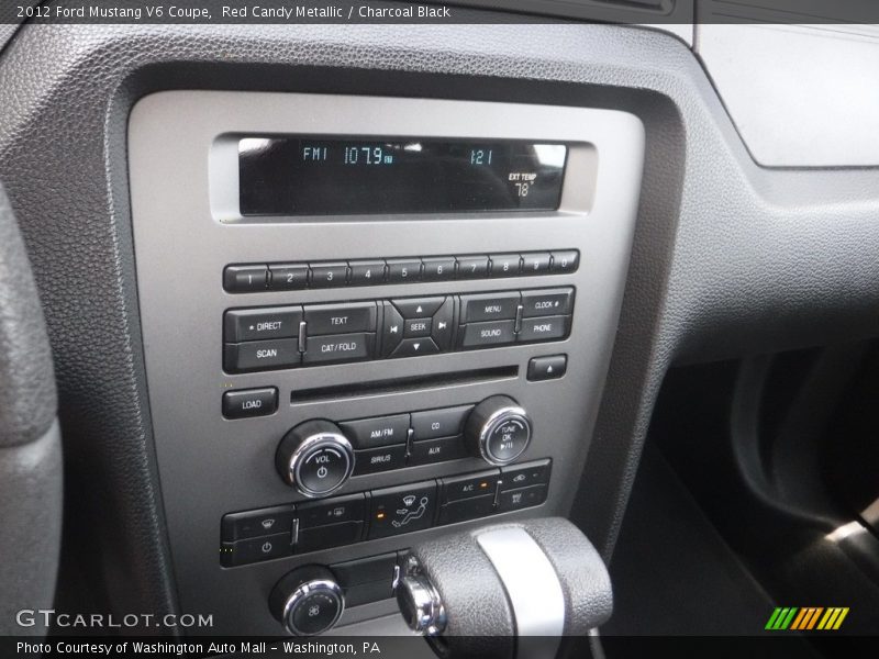 Red Candy Metallic / Charcoal Black 2012 Ford Mustang V6 Coupe