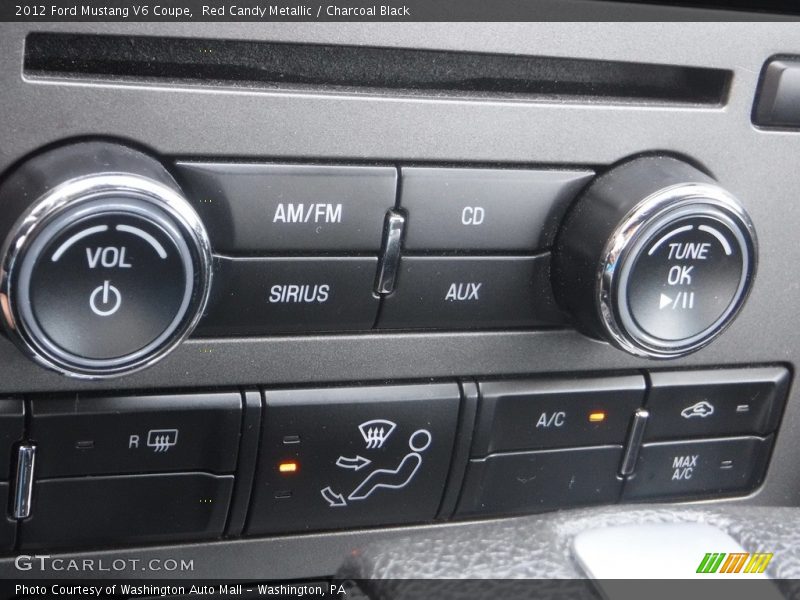 Red Candy Metallic / Charcoal Black 2012 Ford Mustang V6 Coupe