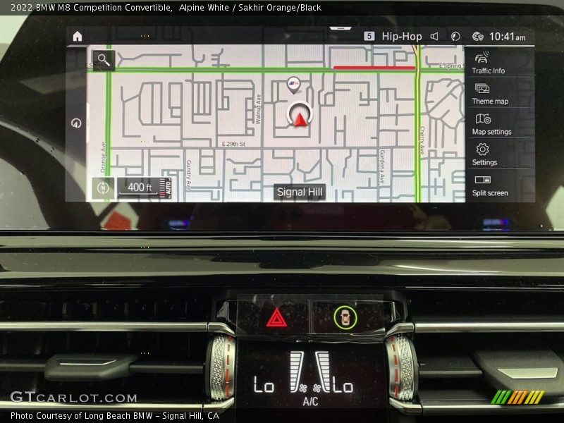 Navigation of 2022 M8 Competition Convertible