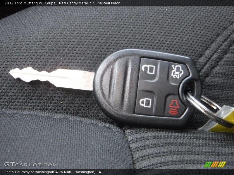Red Candy Metallic / Charcoal Black 2012 Ford Mustang V6 Coupe