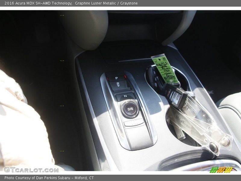 Graphite Luster Metallic / Graystone 2016 Acura MDX SH-AWD Technology