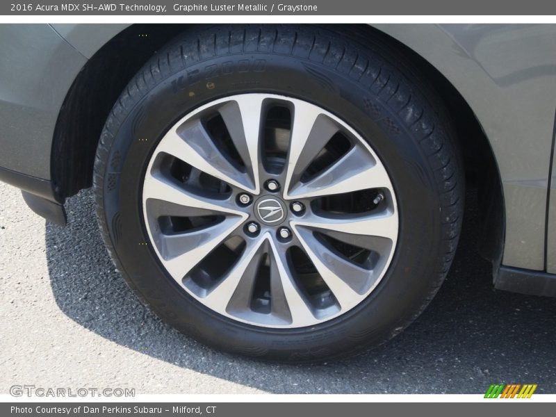 Graphite Luster Metallic / Graystone 2016 Acura MDX SH-AWD Technology