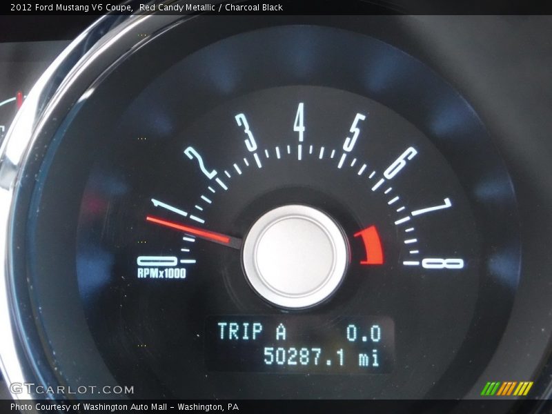 Red Candy Metallic / Charcoal Black 2012 Ford Mustang V6 Coupe