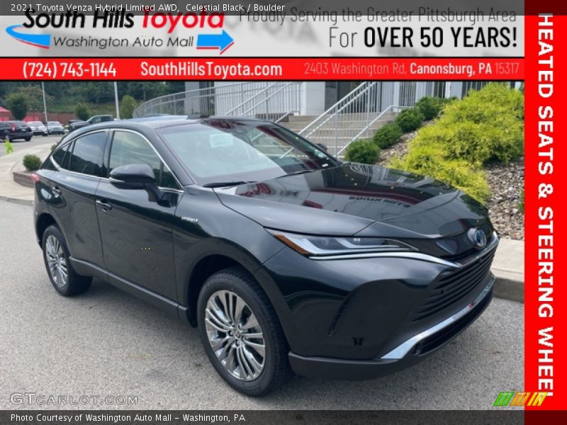 Celestial Black / Boulder 2021 Toyota Venza Hybrid Limited AWD