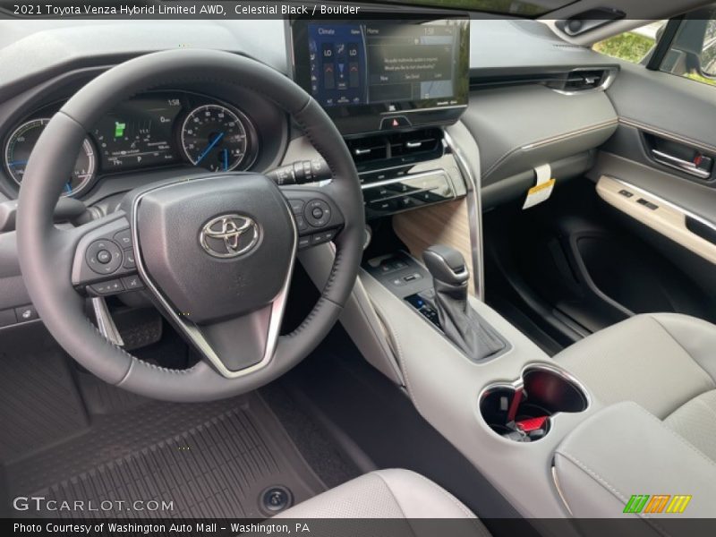 Celestial Black / Boulder 2021 Toyota Venza Hybrid Limited AWD