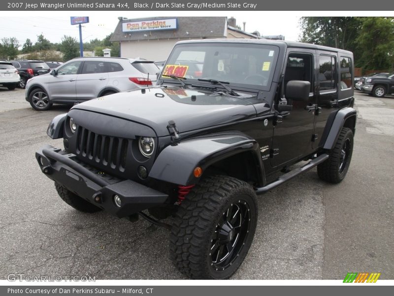 Black / Dark Slate Gray/Medium Slate Gray 2007 Jeep Wrangler Unlimited Sahara 4x4