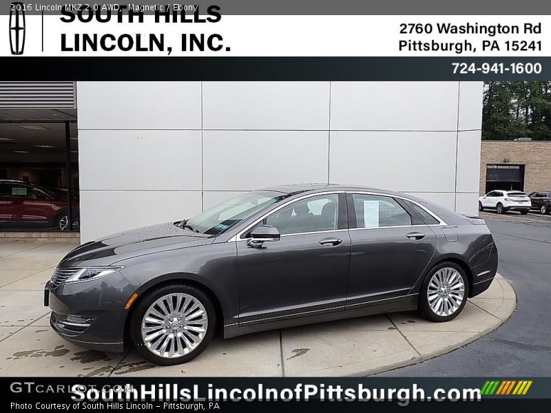 Magnetic / Ebony 2016 Lincoln MKZ 2.0 AWD