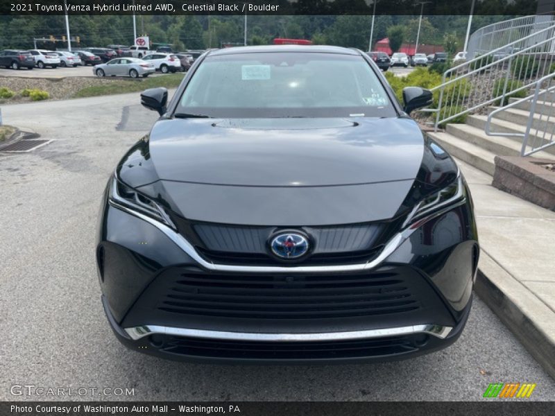 Celestial Black / Boulder 2021 Toyota Venza Hybrid Limited AWD