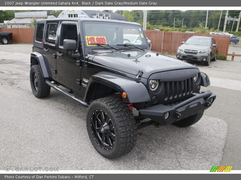 Black / Dark Slate Gray/Medium Slate Gray 2007 Jeep Wrangler Unlimited Sahara 4x4