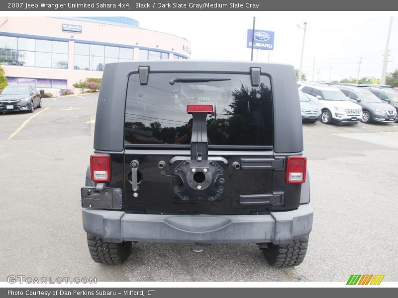 Black / Dark Slate Gray/Medium Slate Gray 2007 Jeep Wrangler Unlimited Sahara 4x4