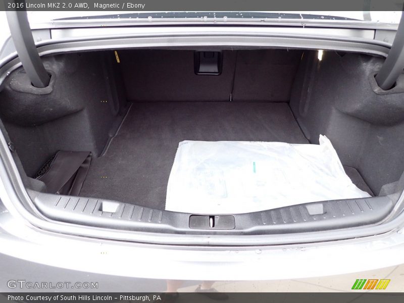 Magnetic / Ebony 2016 Lincoln MKZ 2.0 AWD