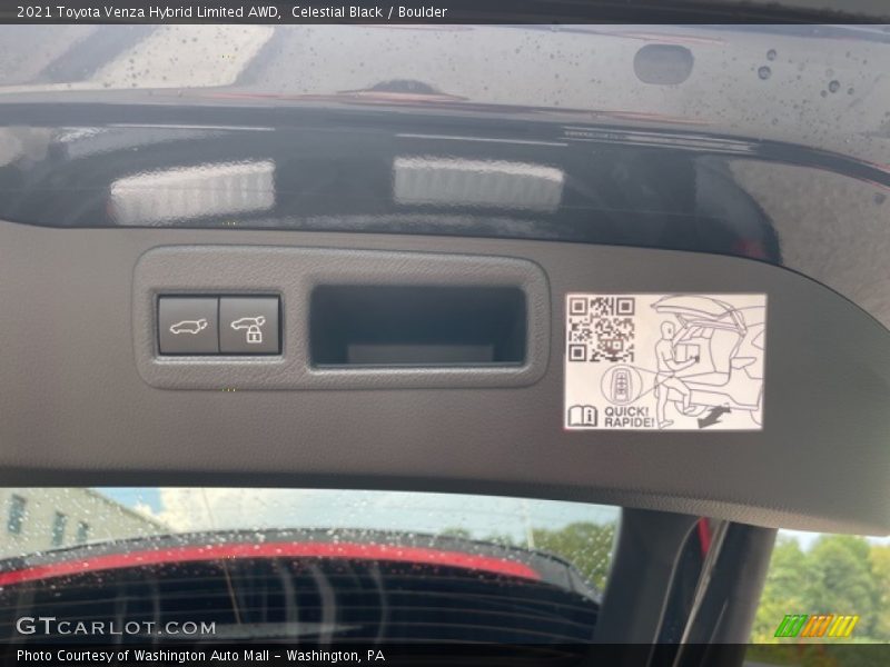Celestial Black / Boulder 2021 Toyota Venza Hybrid Limited AWD