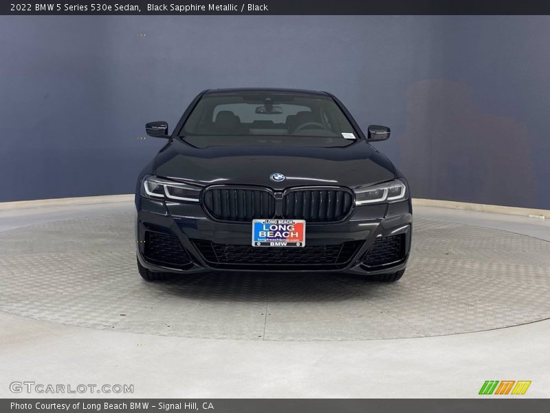 Black Sapphire Metallic / Black 2022 BMW 5 Series 530e Sedan