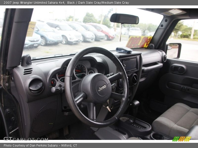 Black / Dark Slate Gray/Medium Slate Gray 2007 Jeep Wrangler Unlimited Sahara 4x4