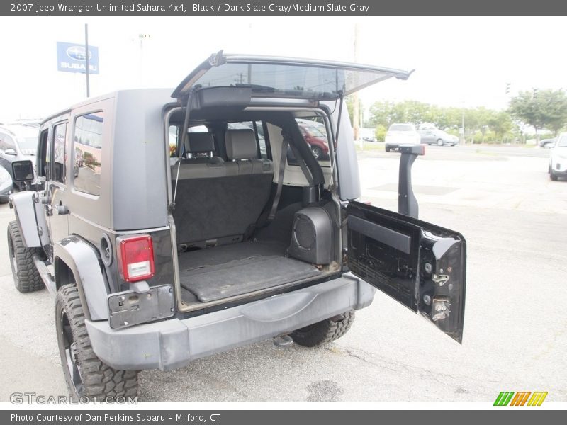 Black / Dark Slate Gray/Medium Slate Gray 2007 Jeep Wrangler Unlimited Sahara 4x4