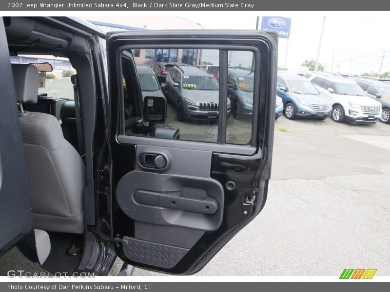 Black / Dark Slate Gray/Medium Slate Gray 2007 Jeep Wrangler Unlimited Sahara 4x4