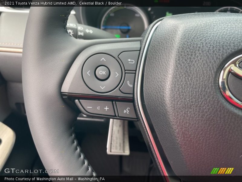 Celestial Black / Boulder 2021 Toyota Venza Hybrid Limited AWD