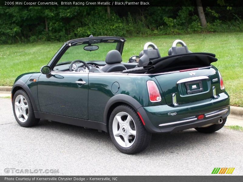 British Racing Green Metallic / Black/Panther Black 2006 Mini Cooper Convertible