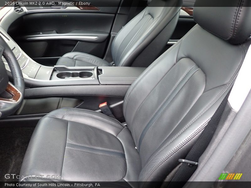 Front Seat of 2016 MKZ 2.0 AWD