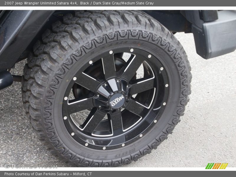 Black / Dark Slate Gray/Medium Slate Gray 2007 Jeep Wrangler Unlimited Sahara 4x4