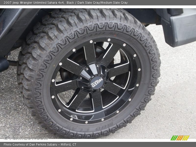 Black / Dark Slate Gray/Medium Slate Gray 2007 Jeep Wrangler Unlimited Sahara 4x4