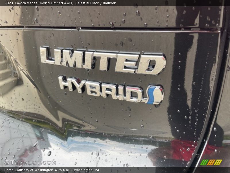 Celestial Black / Boulder 2021 Toyota Venza Hybrid Limited AWD