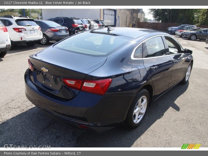 Blue Velvet Metallic / Jet Black 2017 Chevrolet Malibu LS