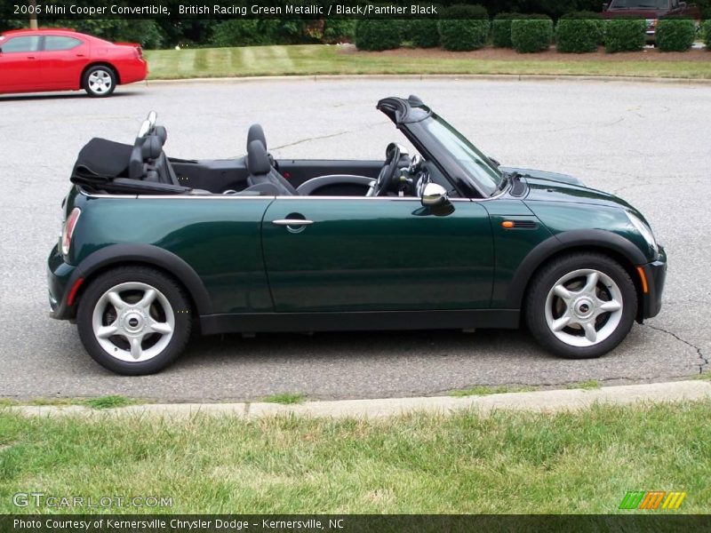 British Racing Green Metallic / Black/Panther Black 2006 Mini Cooper Convertible