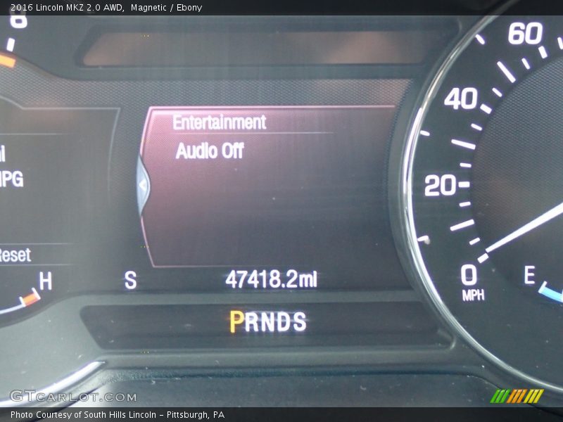 Magnetic / Ebony 2016 Lincoln MKZ 2.0 AWD