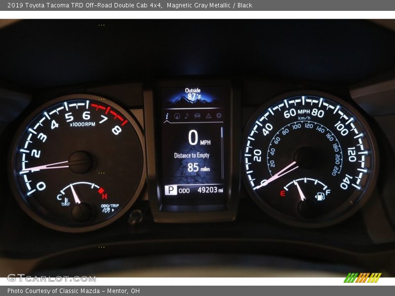 Magnetic Gray Metallic / Black 2019 Toyota Tacoma TRD Off-Road Double Cab 4x4