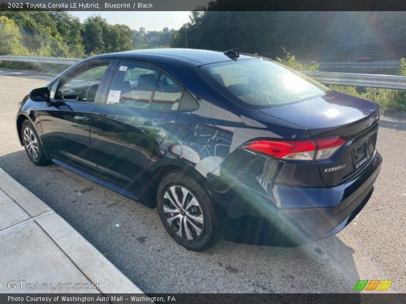 Blueprint / Black 2022 Toyota Corolla LE Hybrid