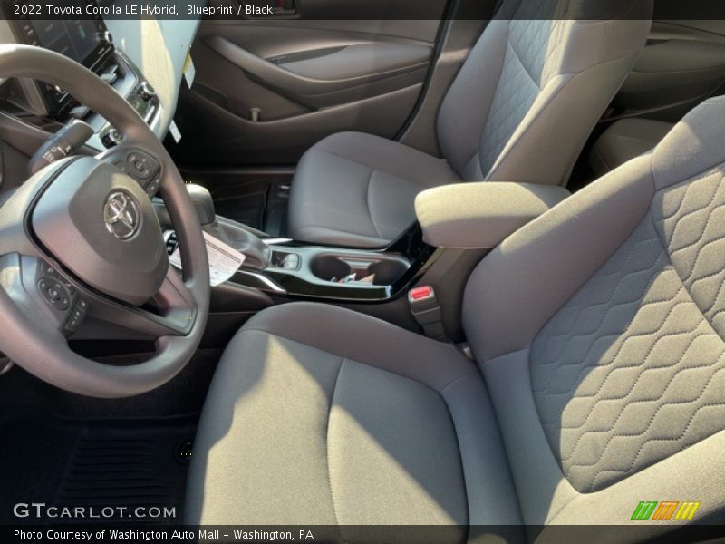 Front Seat of 2022 Corolla LE Hybrid