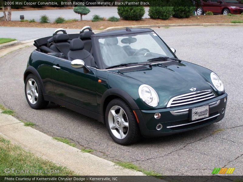 British Racing Green Metallic / Black/Panther Black 2006 Mini Cooper Convertible