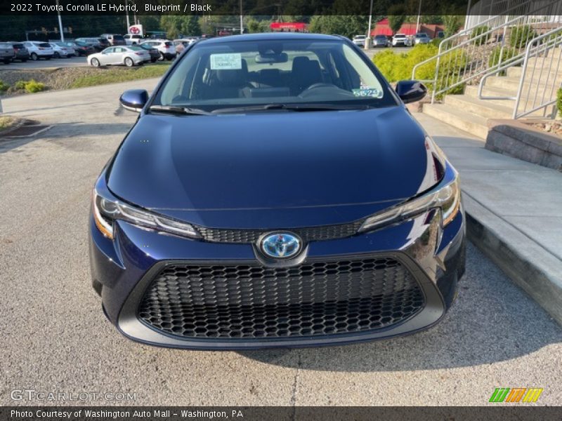 Blueprint / Black 2022 Toyota Corolla LE Hybrid
