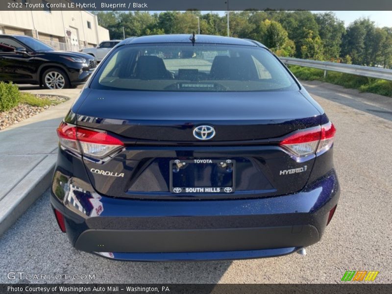 Blueprint / Black 2022 Toyota Corolla LE Hybrid