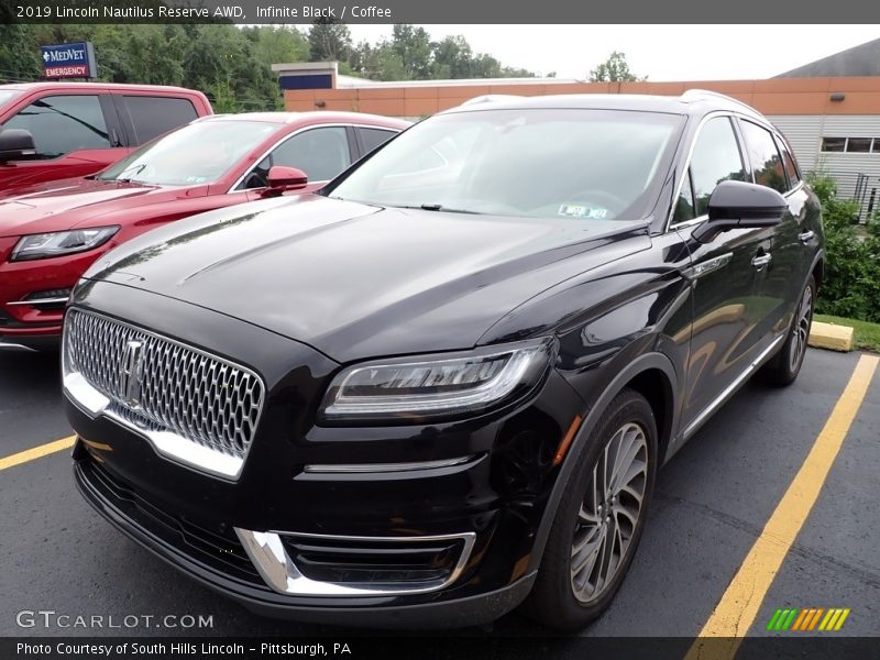 Infinite Black / Coffee 2019 Lincoln Nautilus Reserve AWD