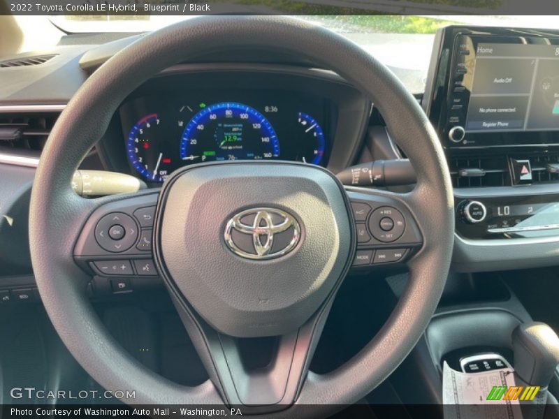  2022 Corolla LE Hybrid Steering Wheel