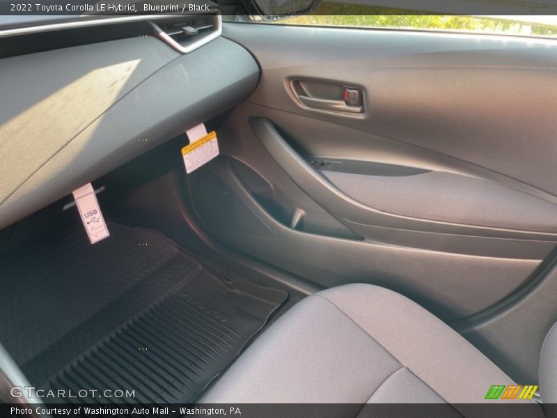 Blueprint / Black 2022 Toyota Corolla LE Hybrid