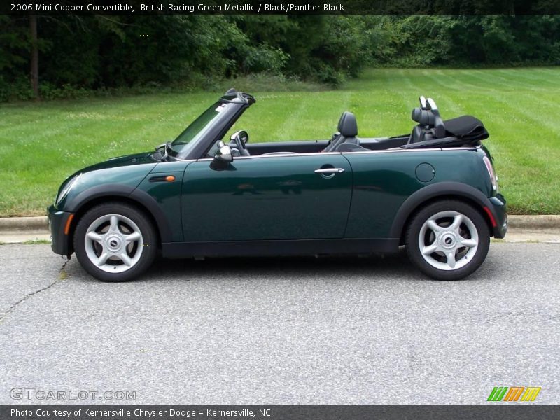 British Racing Green Metallic / Black/Panther Black 2006 Mini Cooper Convertible