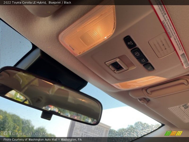 Blueprint / Black 2022 Toyota Corolla LE Hybrid