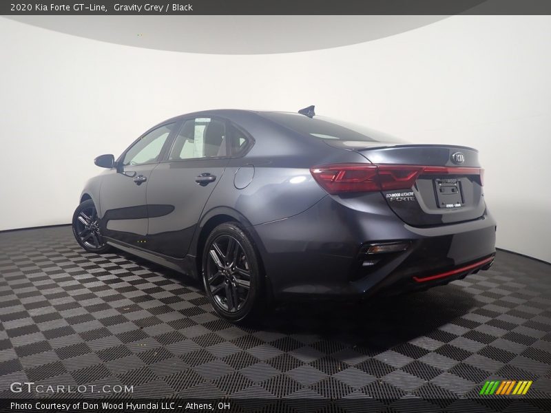 Gravity Grey / Black 2020 Kia Forte GT-Line