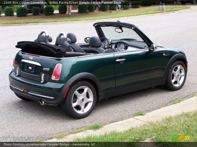 British Racing Green Metallic / Black/Panther Black 2006 Mini Cooper Convertible