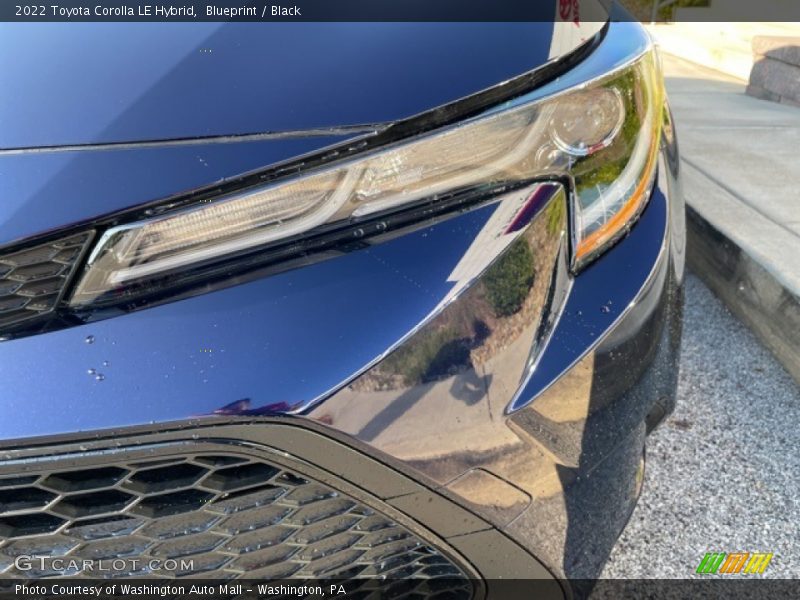 Blueprint / Black 2022 Toyota Corolla LE Hybrid